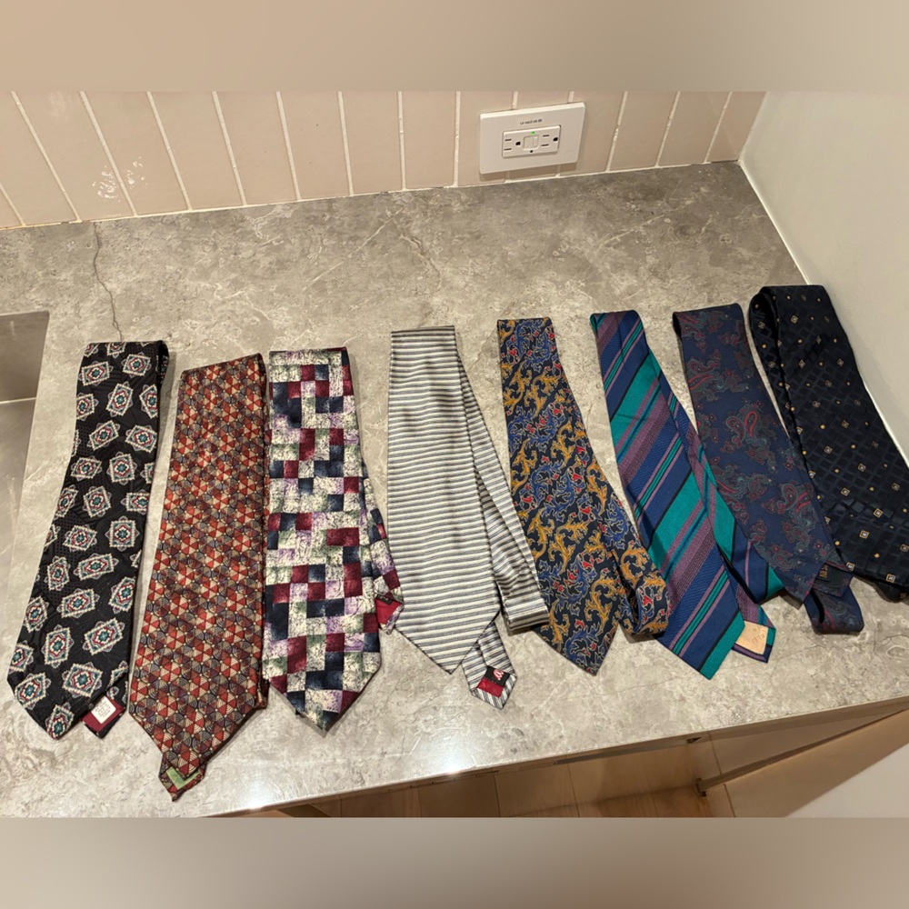 Men's Assorted Patterned Ties Set - image 1